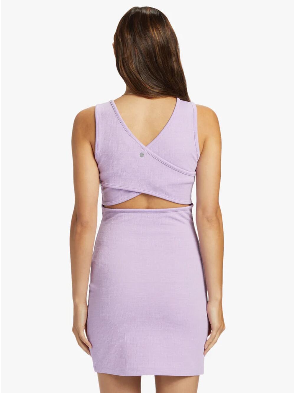 Roxy Dress Mini Strappy Back Scoop Neck Summer Fitted Lilac Good Keepsake Medium